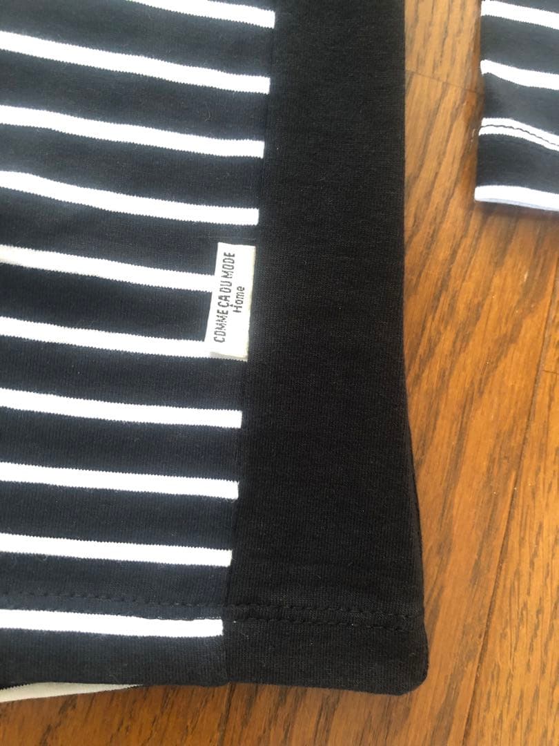 新品未使用COMME CA DU MODE Home長袖 ボーダー Tシャツ M — image 3