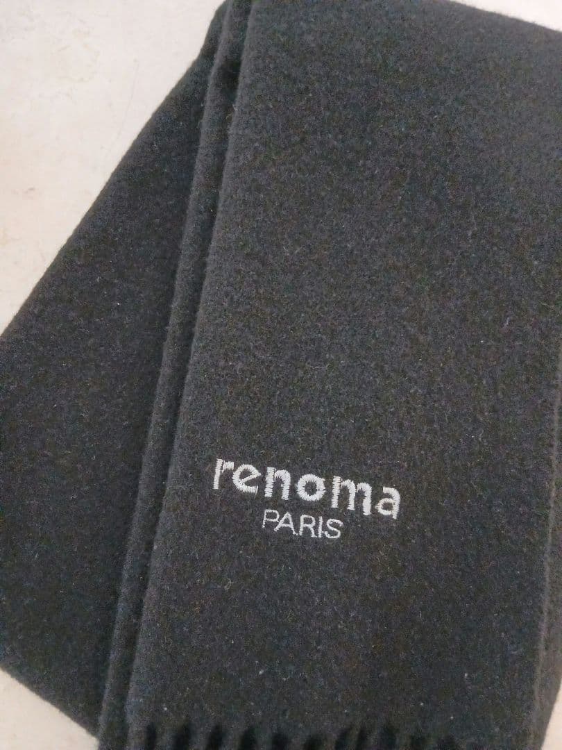 renoma　ウール100%マフラー — image 2