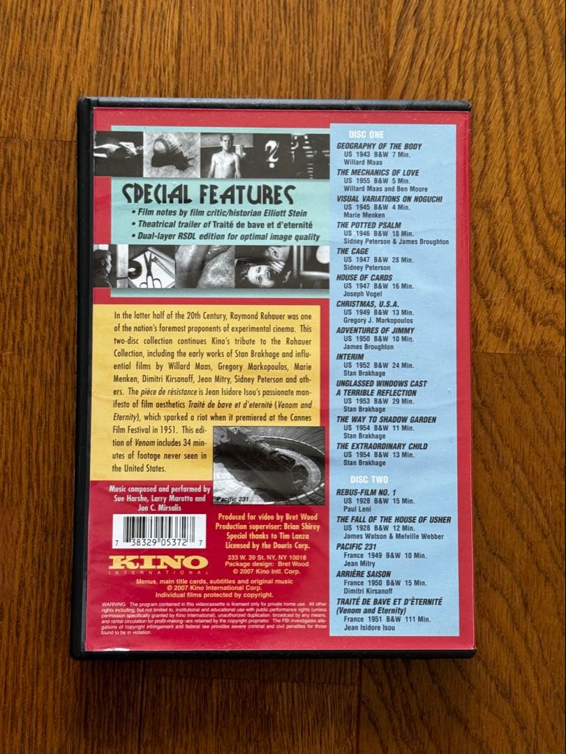 Experimental Cinema Avant-Garde 2 DVD — image 3