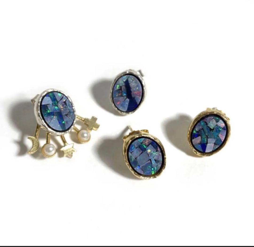 nananbijouxxx Mosaic opal earring (Set) — image 2