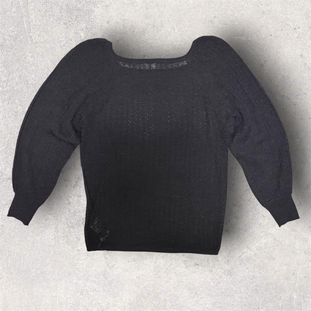 【未使用品】イエナ ラ ブークル AW2022 バルーン ブラック 編み — image 3