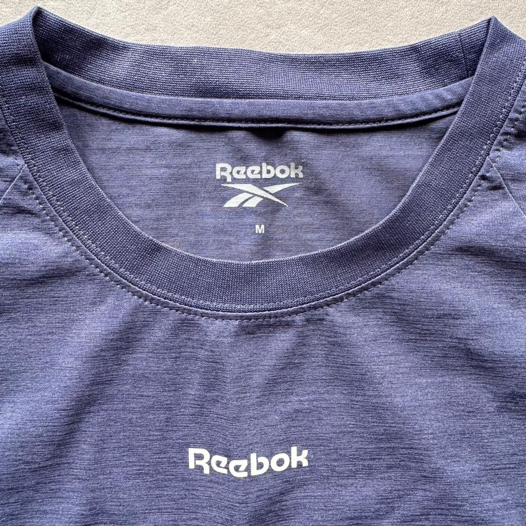 Reebok ノースリーブ トップス Mサイズ ネイビー — image 4