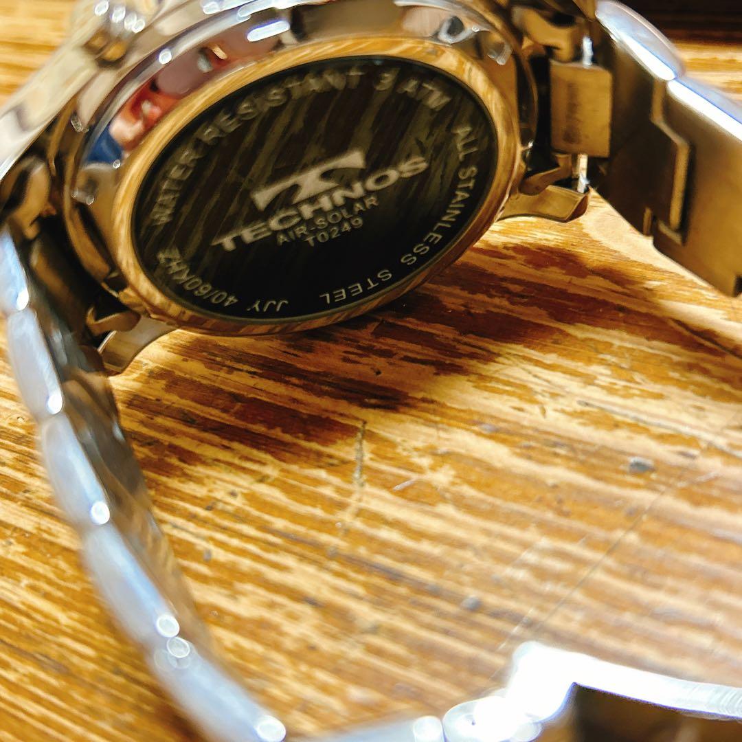 technos 時計　airsolor t0249 — image 2