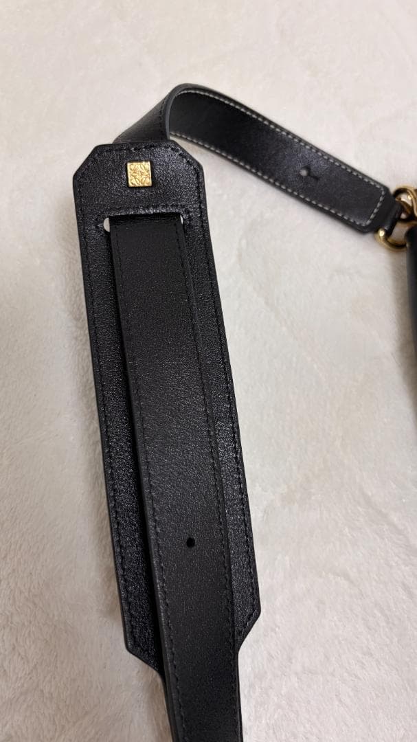 ロエベ LOEWE パズルバッグ 2WAYバッグ ミディアム レザー ネイビー — image 5
