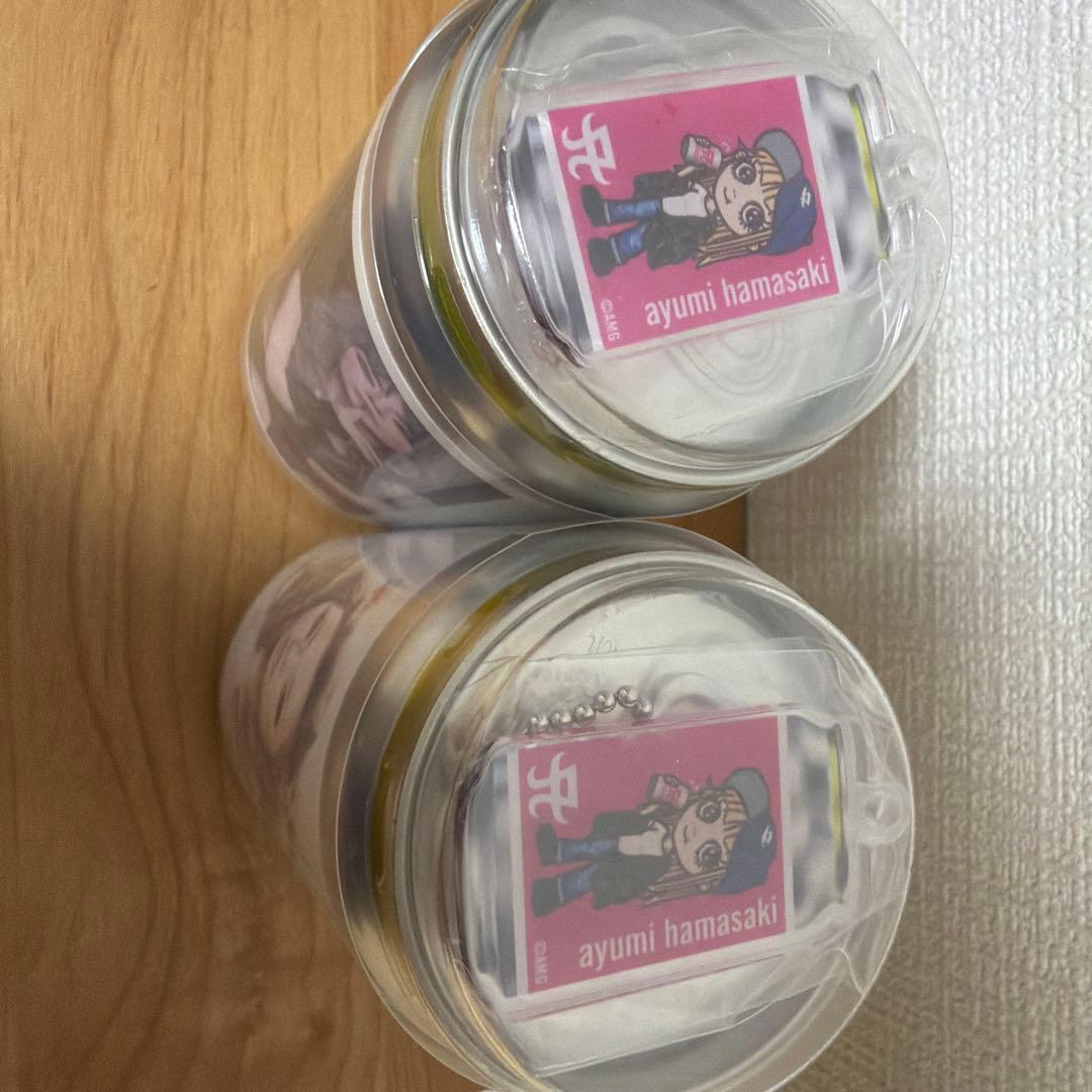 浜崎あゆみ　ラベル缶　ステッカー　会場限定デザイン　2本セット　キーホルダー — image 2