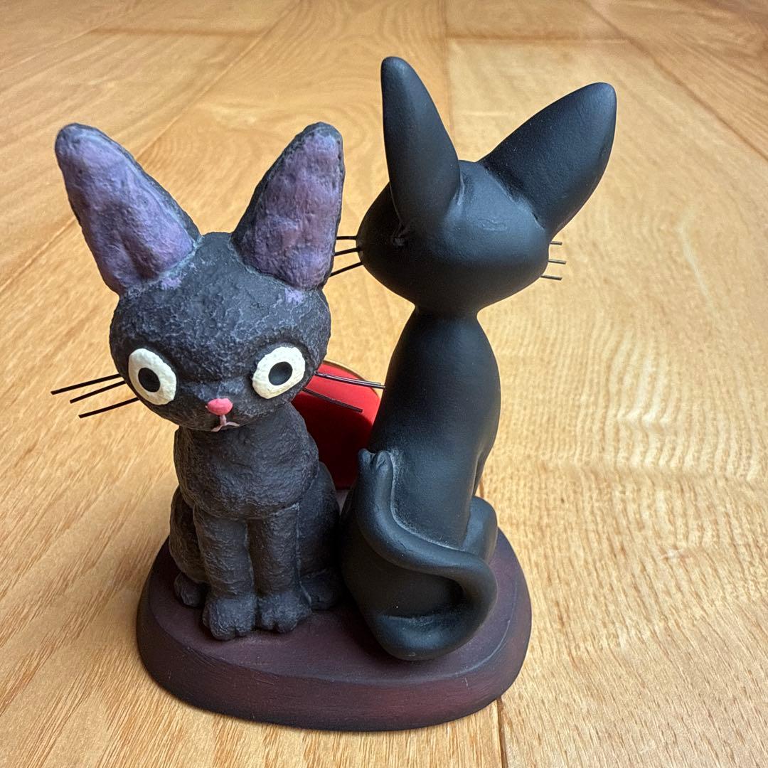 魔女の宅急便　ジジとぬいぐるみジジ　ミニ置時計　ベネリック — image 2