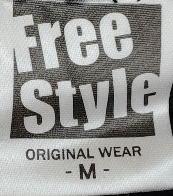Free Style　ポロシャツ　1枚　黒とオレンジ　M サイズ — image 3