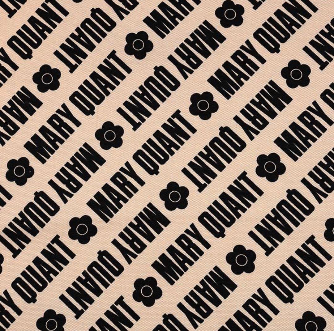 MARYQUANT　タータンチェック花柄 ベージュ　チェック柄組み合わせ合計1M — image 4