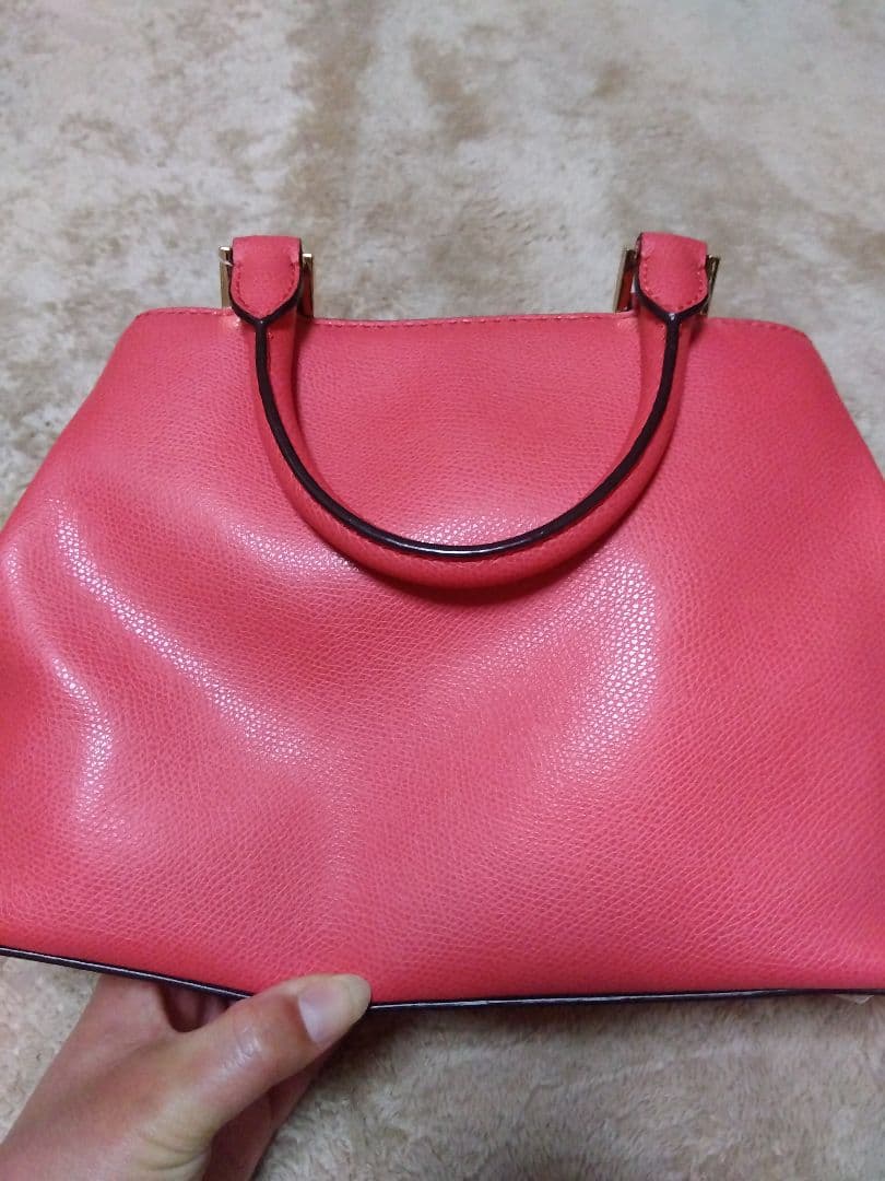 マイケルコース　ピンクハンドショルダー2WAYバッグ — image 4