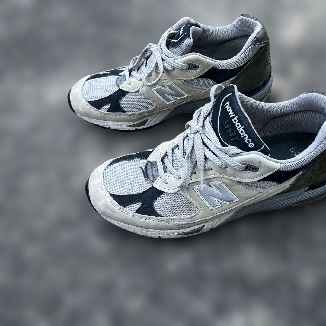 New Balance 991 グレー/ブラック スニーカー27センチ — image 2