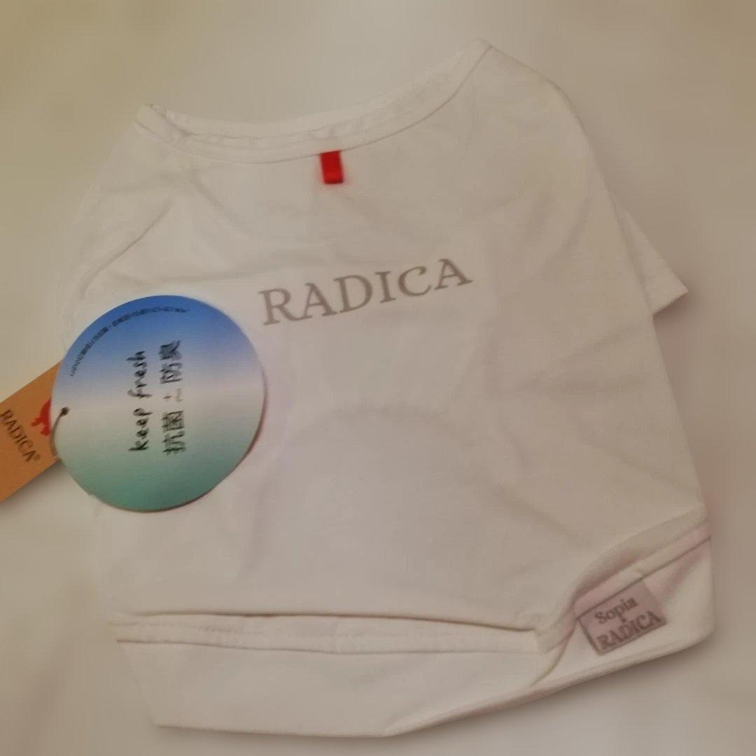 【タグ付新品】ラディカ　袖有り　抗菌・防臭Tシャツオフホワイト　MFサイズ — image 2