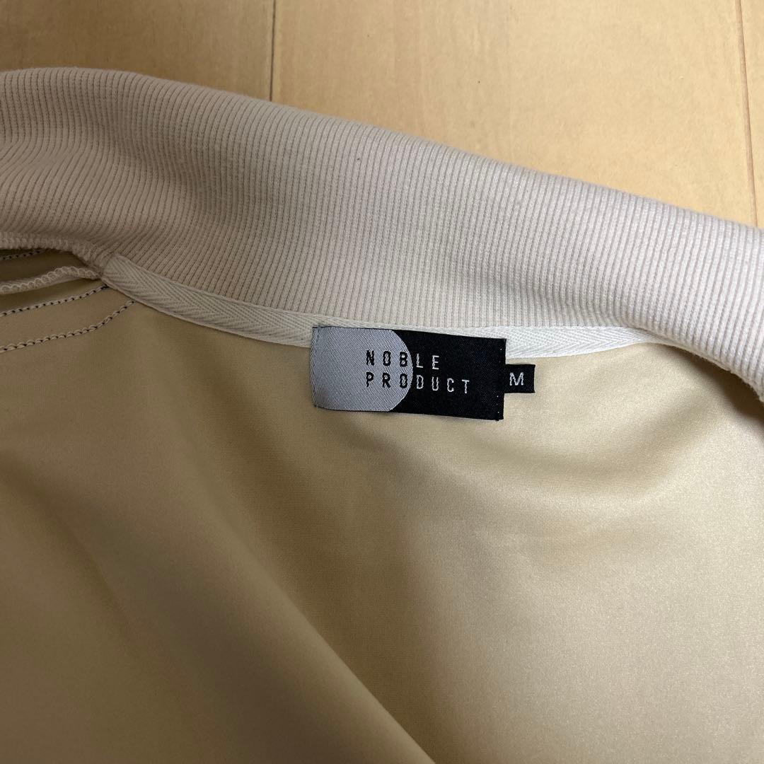 NOBLE PRODUCT トラックジャケット　ベージュ　 Mサイズ — image 4