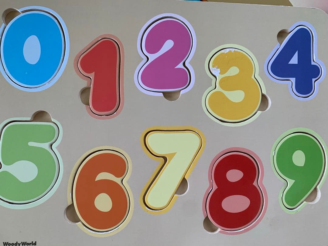 ウッディーワールド 数字パズル ワールドカラフル数字とフルーツパズルセット — image 2