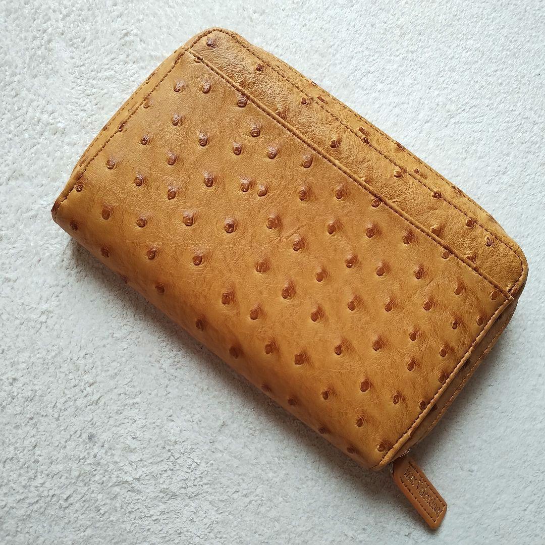 Izax Valentino アイザックバレンチノ オーストリッチ 長財布 — image 2