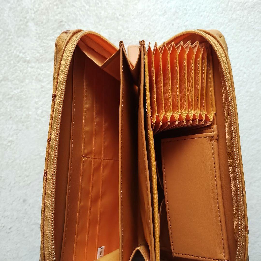 Izax Valentino アイザックバレンチノ オーストリッチ 長財布 — image 4