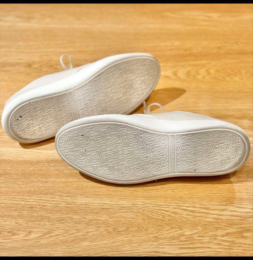 J.M. Weston ベージュ スニーカー — image 2
