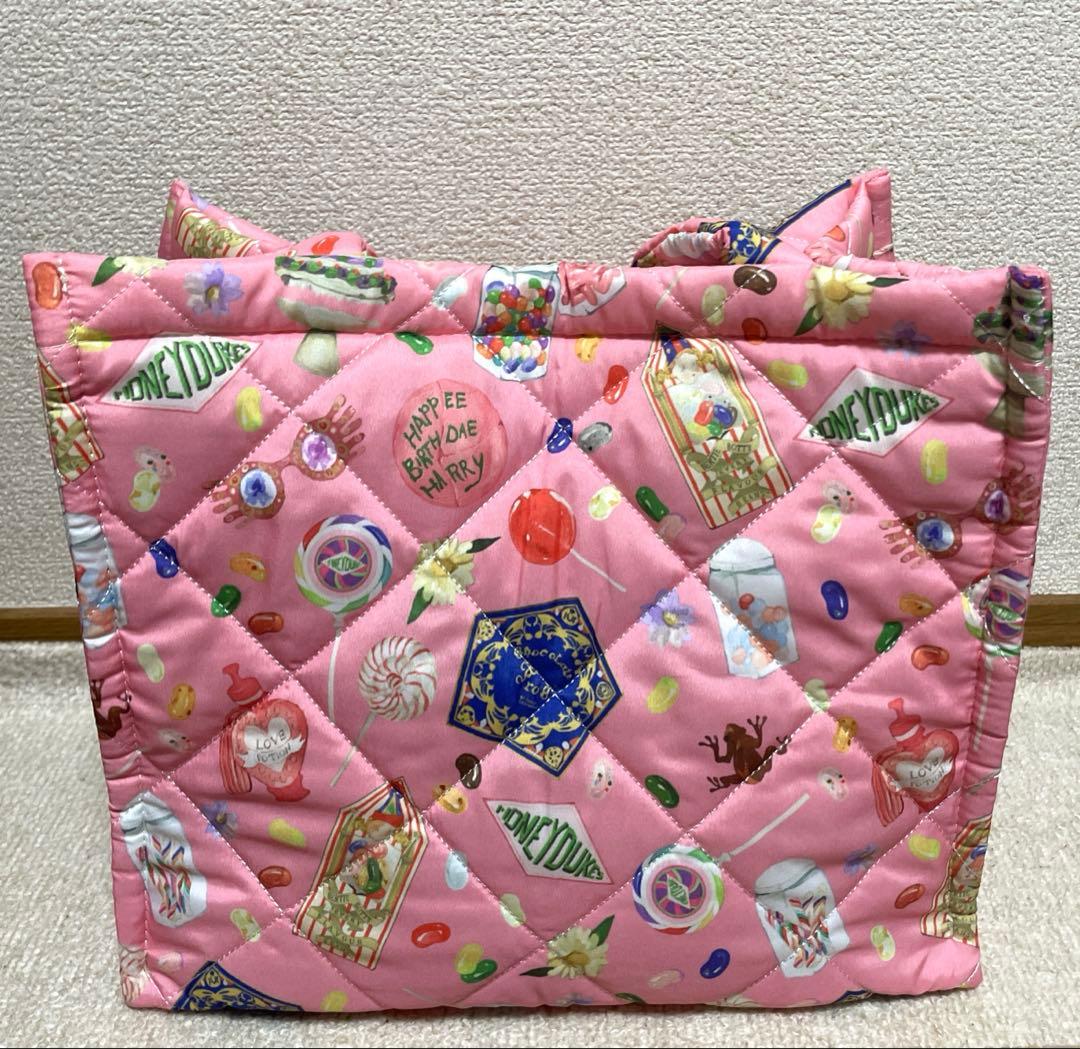 【未使用美品】ハリーポッター　ハニーデュークス　キルティング　バッグ　ピンク — image 5