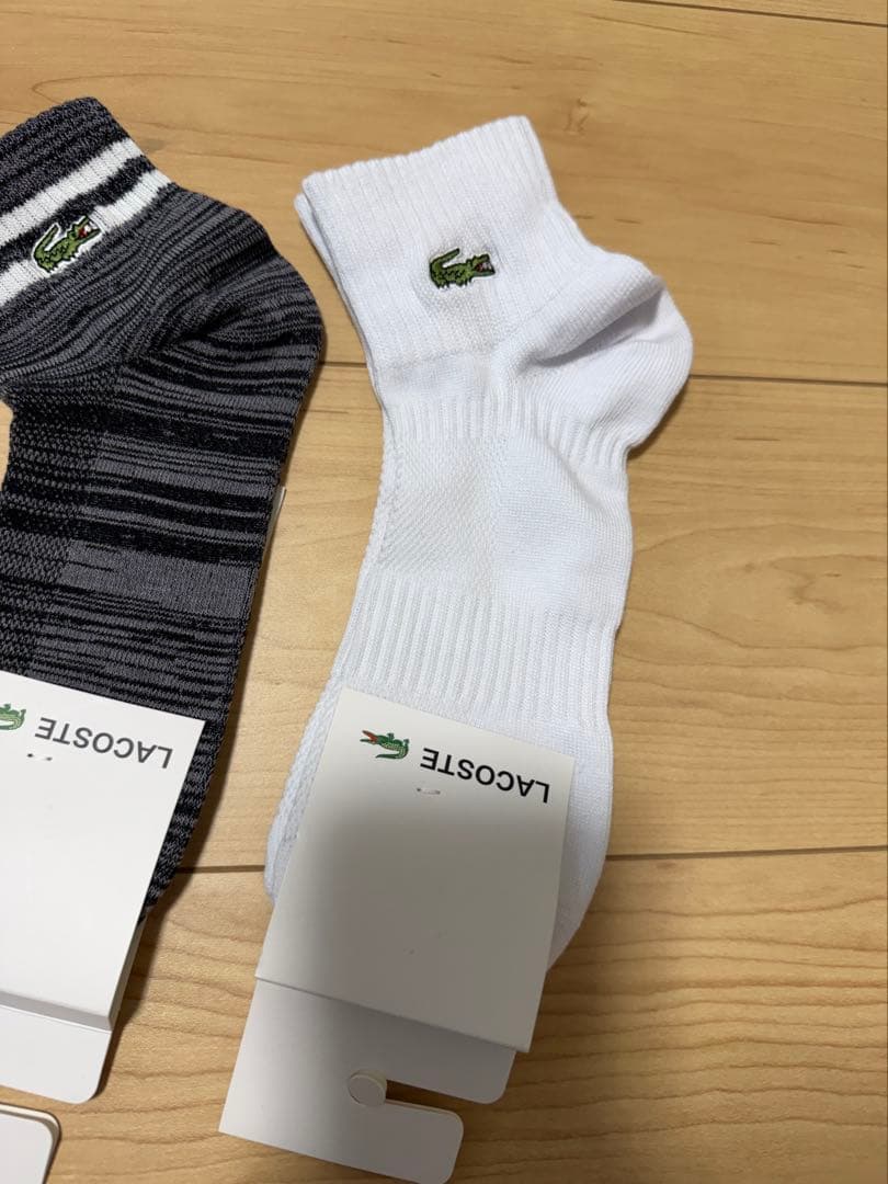 LACOSTE ラコステ メンズソックス 4足セット 25~27cm夏用・通気性 — image 5