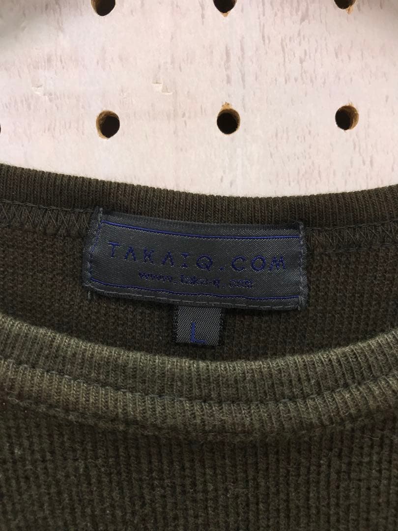TAKA:Q ネオグランジ ロックモード古着 十字テープ ワッフル ロンT — image 2