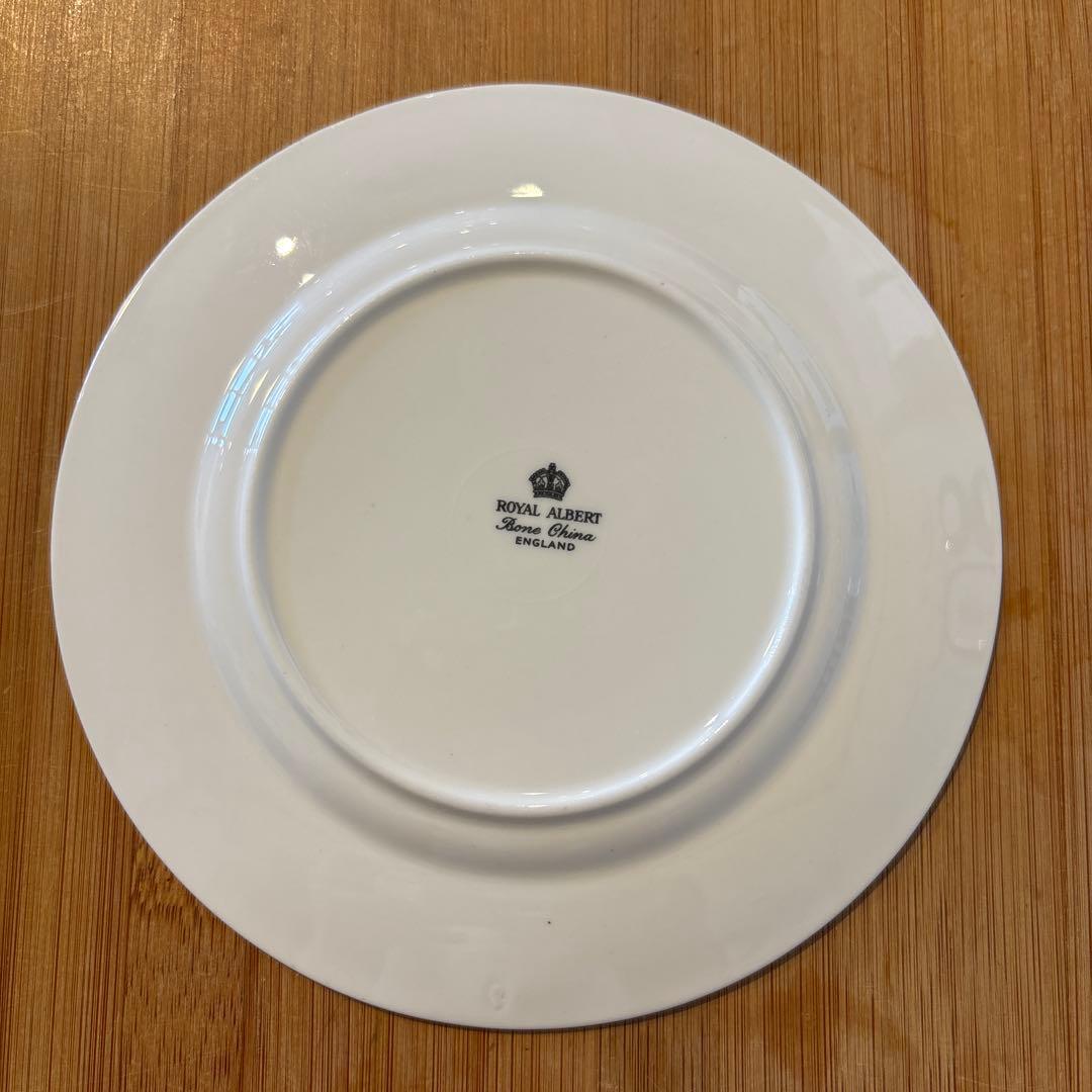 ロイヤルアルバート　プリムローズ　16㎝プレート　ケーキ皿　黄色　ヴィンテージ — image 2