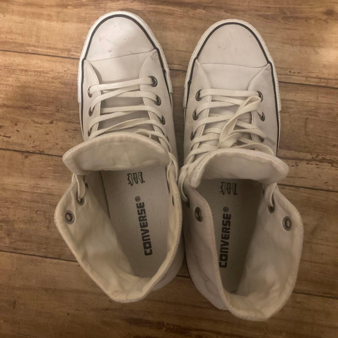 Converse All Star ハイカット　飛騨一位一刀彫モデル — image 5