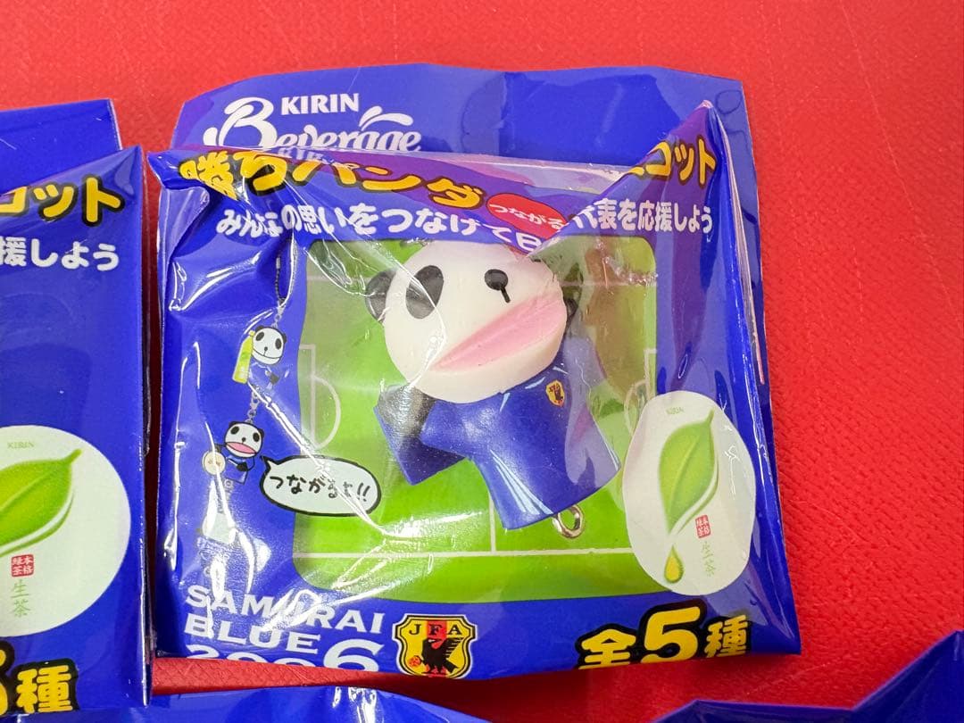 ノベルティ【勝ちパンダつながるマスコット・全5種フルコンプ】日本代表 — image 3
