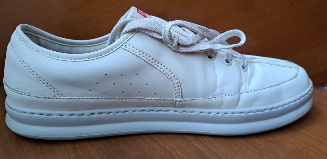 CAMPER カンペール TWINS ツインズ サイズ43 白 レザースニーカー — image 3