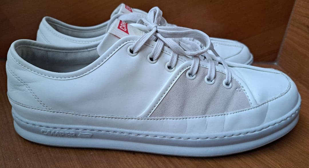 CAMPER カンペール TWINS ツインズ サイズ43 白 レザースニーカー — image 4