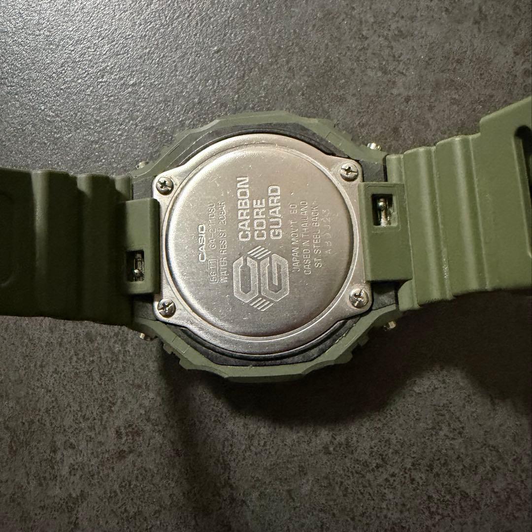 カシオ　G-SHOCK 　GA-2110SU 　ブラック/カーキ　保管品 — image 2
