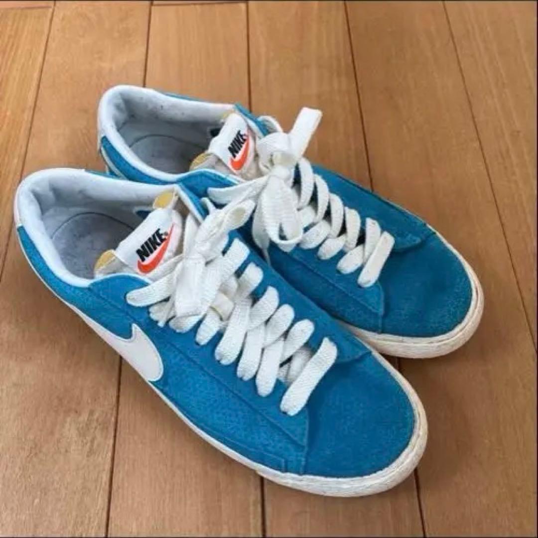 NIKE スエード スニーカー ブルー — image 2