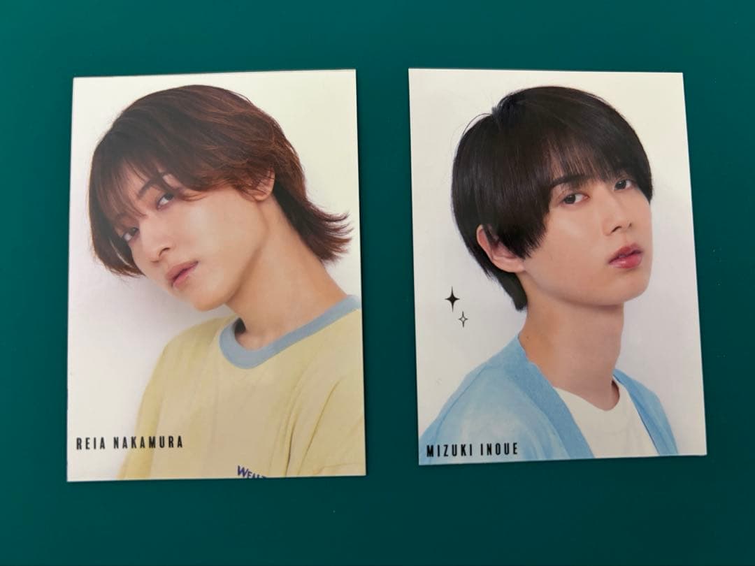 中村嶺亜 井上瑞稀 KEY TO LIT MYOJO 明星 8月号 厚紙 — image 2