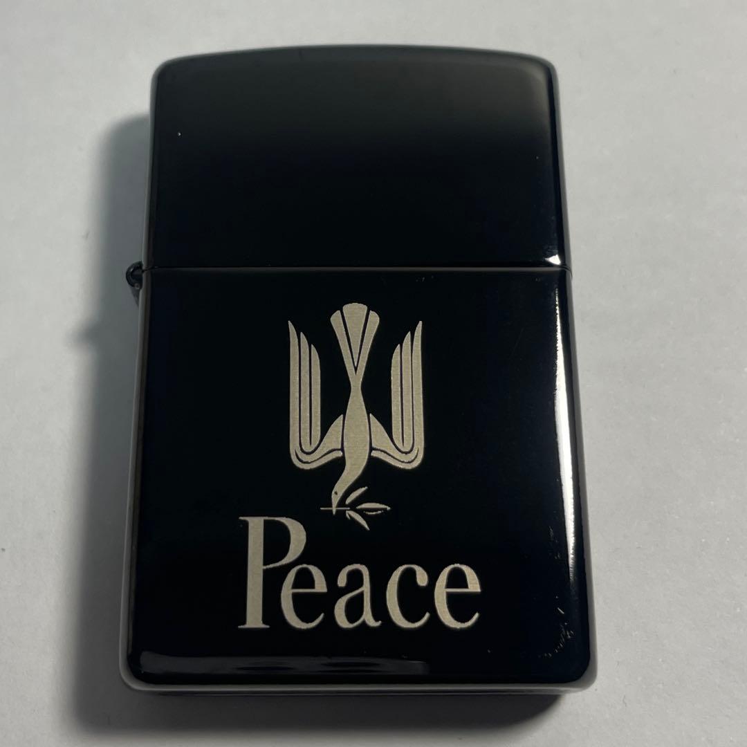 Peace ピース ブラック 黒 オイルライター — image 4