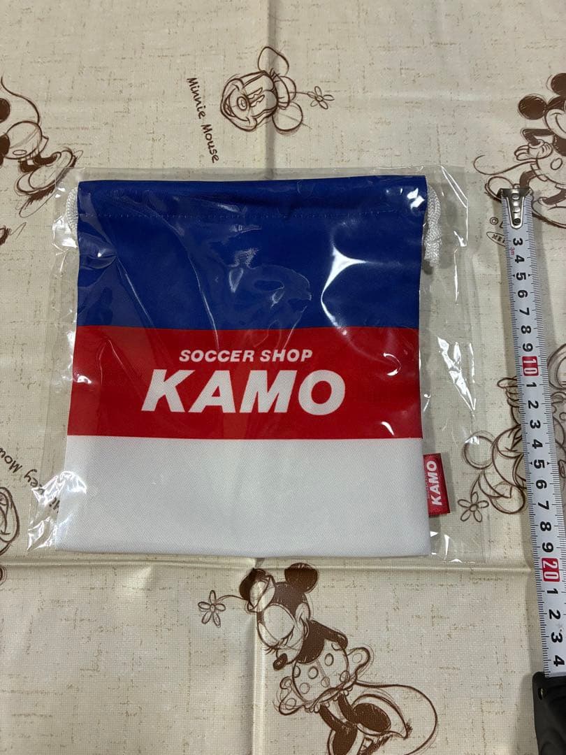 【非売品】2026ワールドカップ　KAMO 巾着袋 青・赤・白フランス — image 2