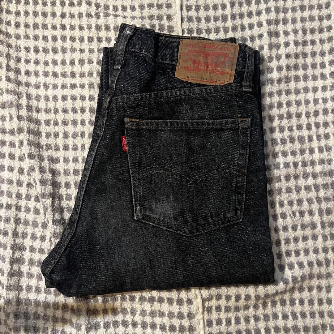 Levi’s 503 90s 日本製 先染めブラック ブラックデニム — image 2