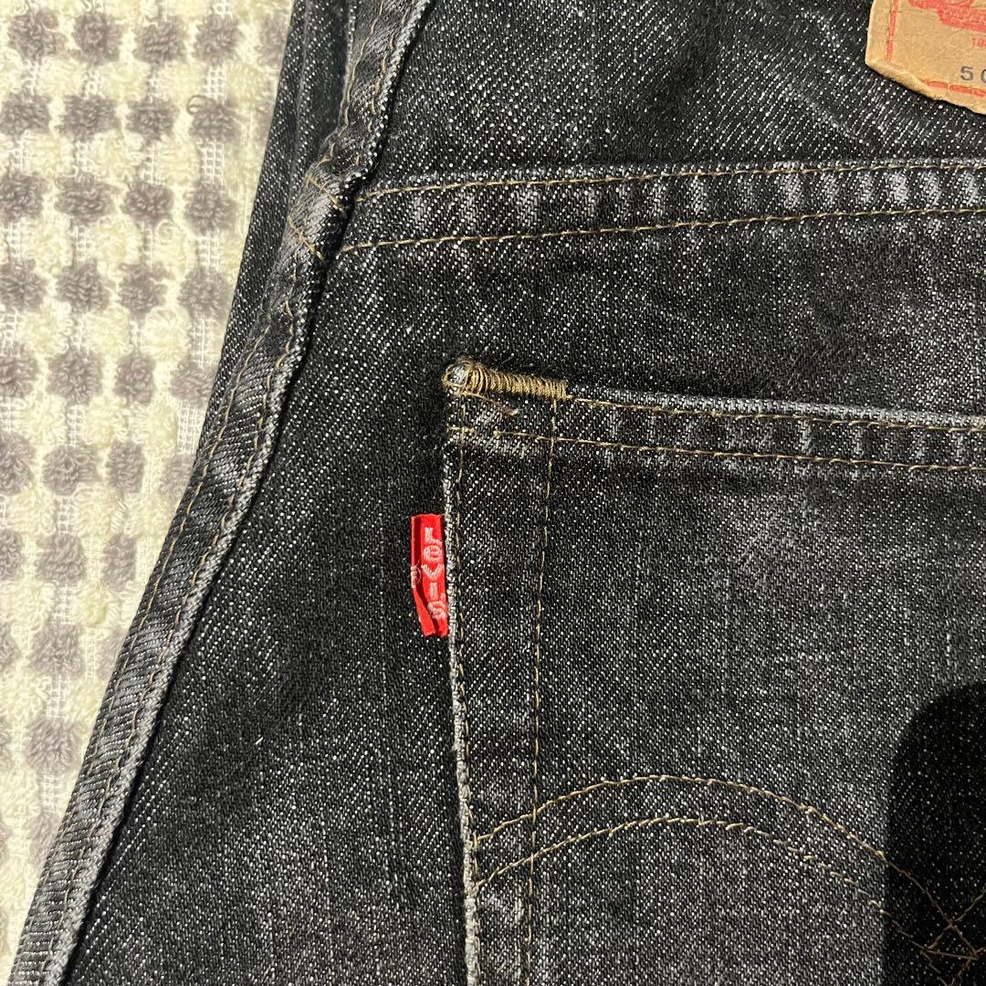 Levi’s 503 90s 日本製 先染めブラック ブラックデニム — image 4