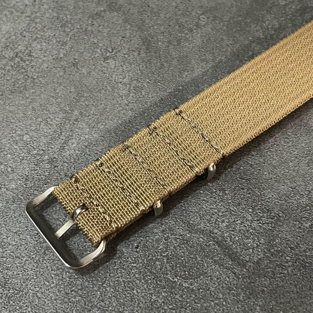 ヴィンテージタイプNATOベルト カーキ 20mm — image 2
