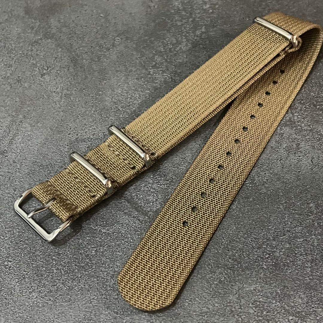 ヴィンテージタイプNATOベルト カーキ 20mm — image 3