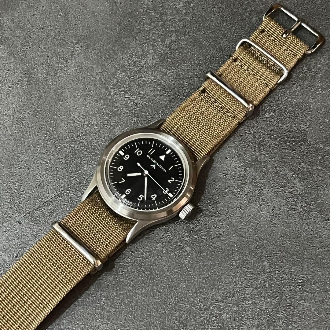 ヴィンテージタイプNATOベルト カーキ 20mm — image 4