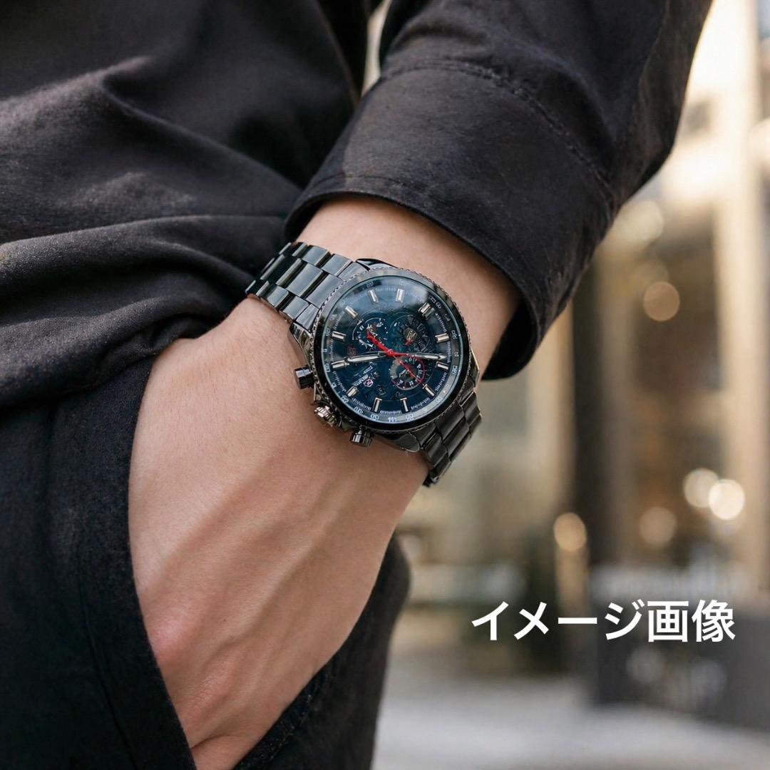 FORSINING メンズ腕時計 自動巻き クロノグラフ スケルトン 209 — image 3
