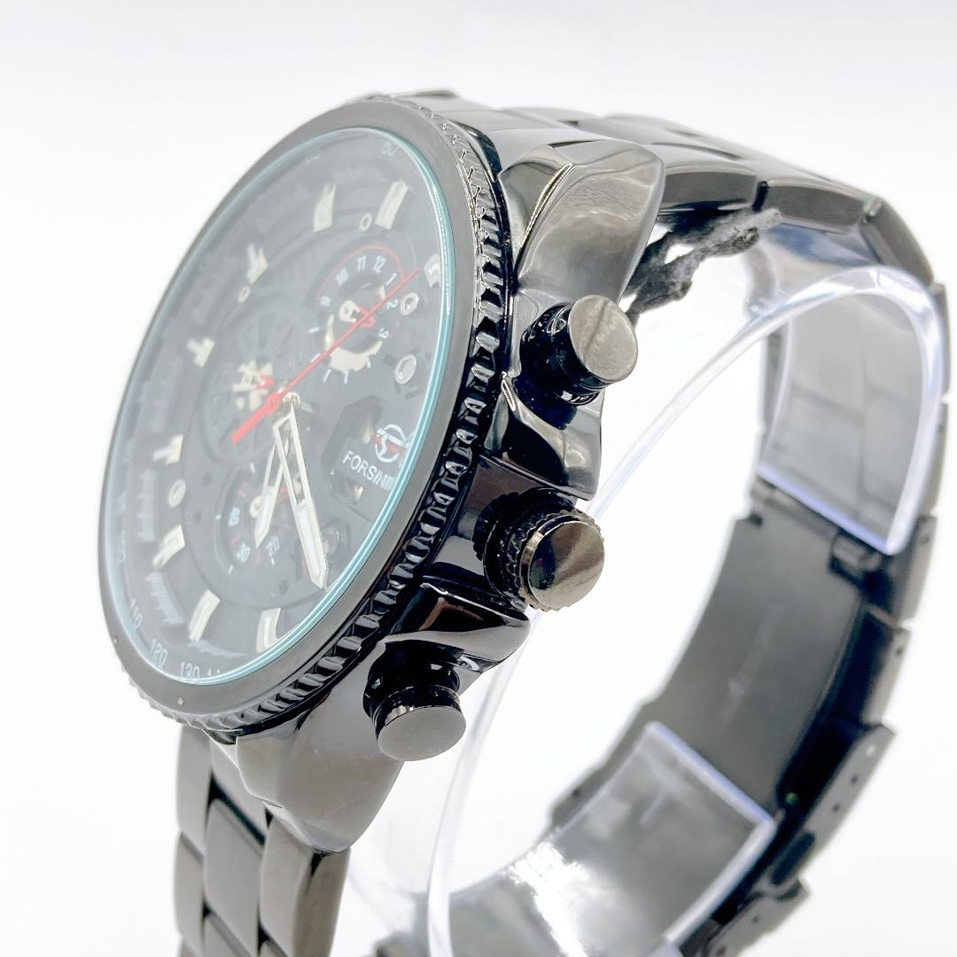 FORSINING メンズ腕時計 自動巻き クロノグラフ スケルトン 209 — image 5
