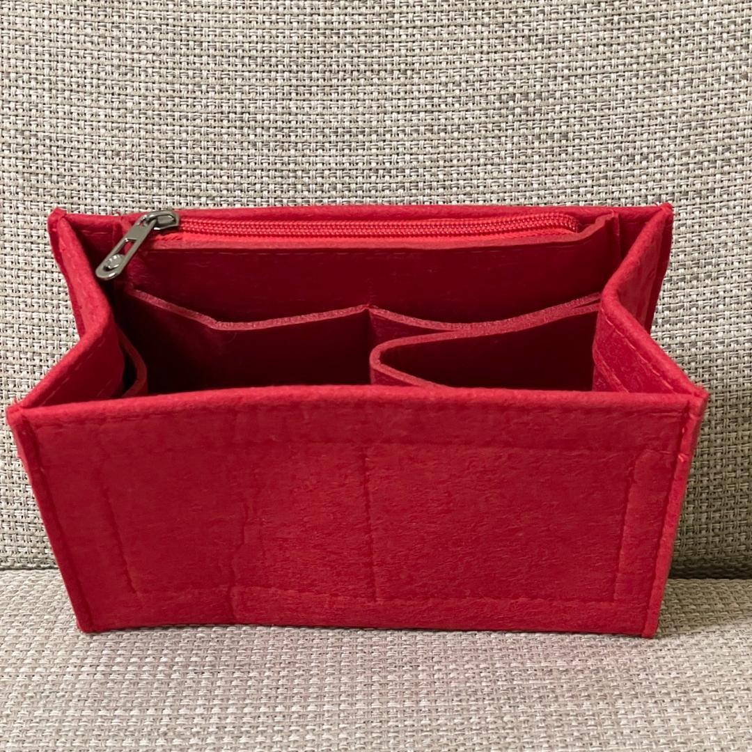 インナーバッグ バッグインバッグ 21 レッド 新品 LV オンザゴー PM7 — image 4