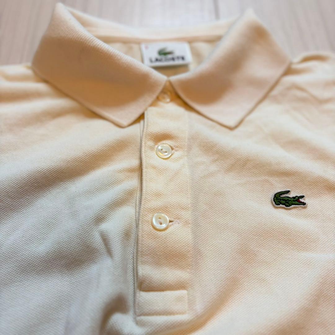LACOSTE ポロシャツ 半袖 アイボリー Mサイズ — image 5