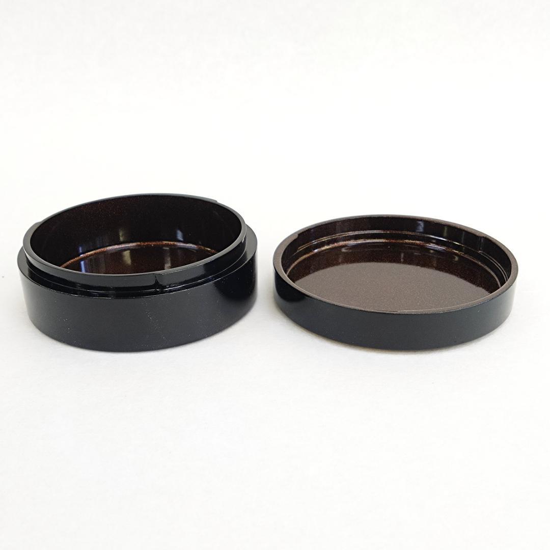 木質樹脂製蒔絵香合「波に月」　2.6寸 — image 5