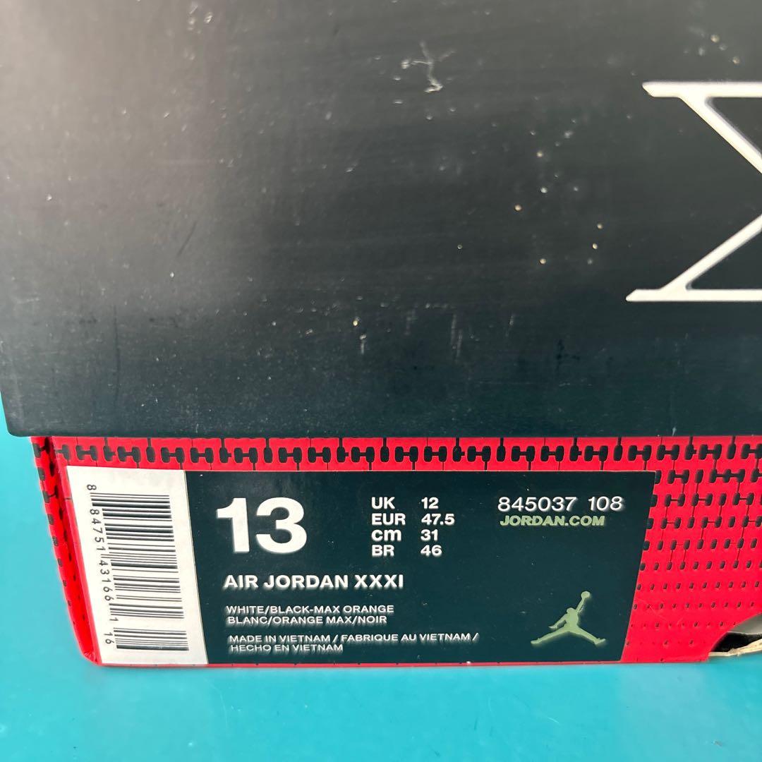 NIKEナイキ　エア ジョーダン 31 XXXI ホワイト　31cm — image 3