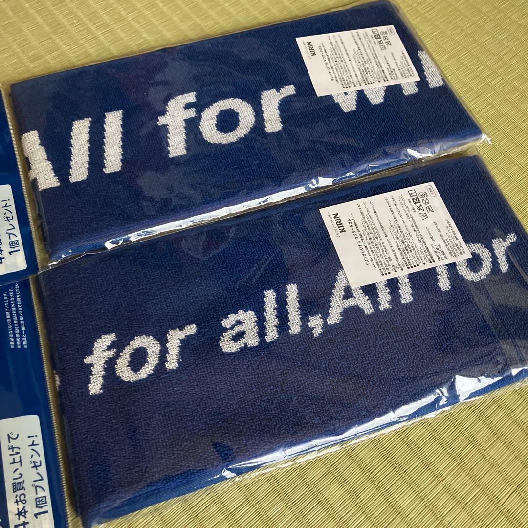 KIRIN サッカー日本代表 マフラータオル 2枚セット — image 2