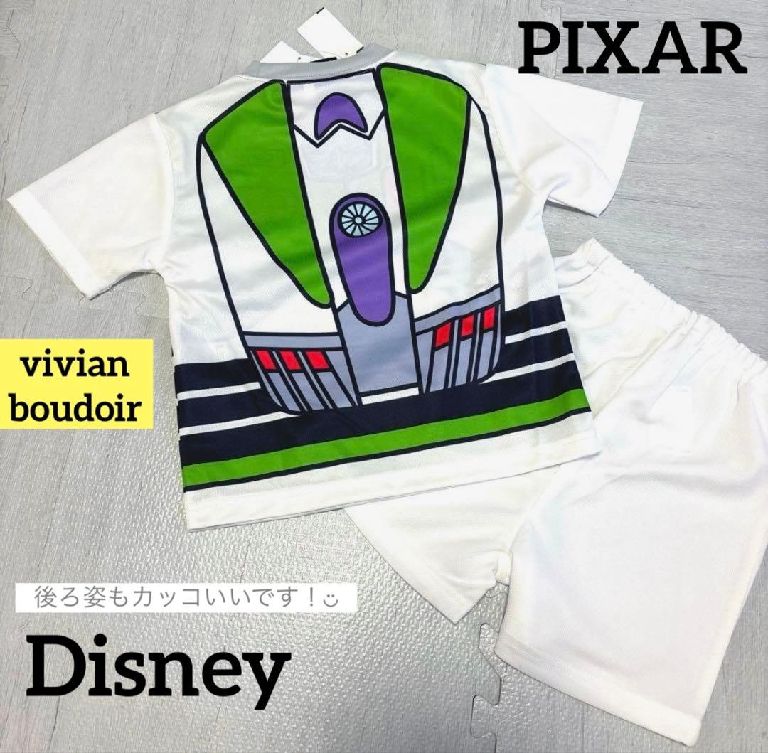 【新品】トイストーリー バズ 半袖 なりきり セットアップ 100◆衣装◆完売品 — image 2