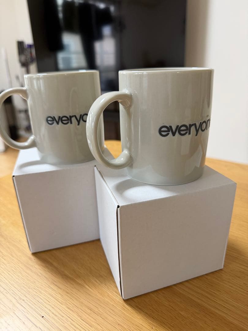 everyone logo mug (CASHMERE BEIGE) 2個セット — image 2