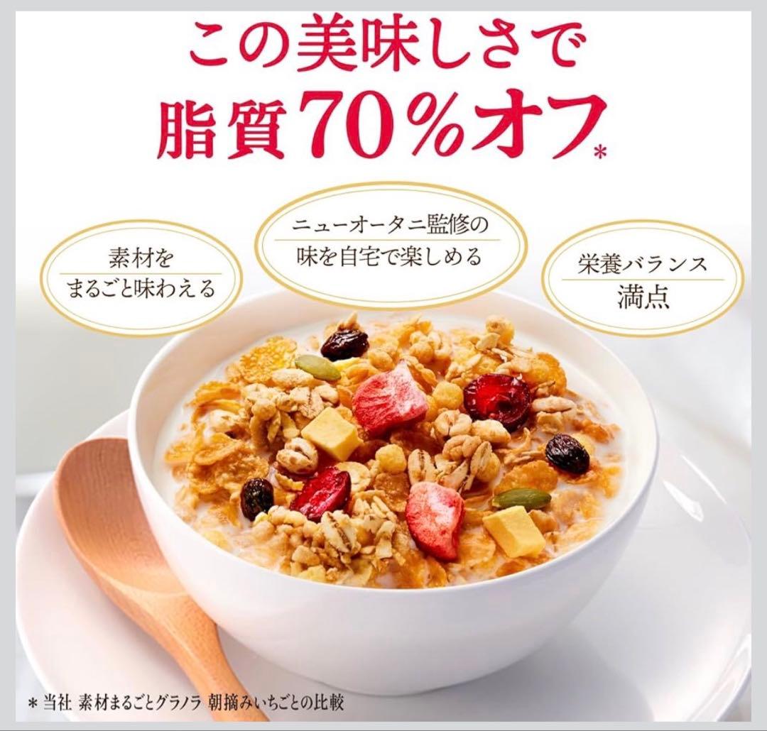 ケロッグの素材まるごとグラノーラ脂質70%オフ×4箱セット — image 3