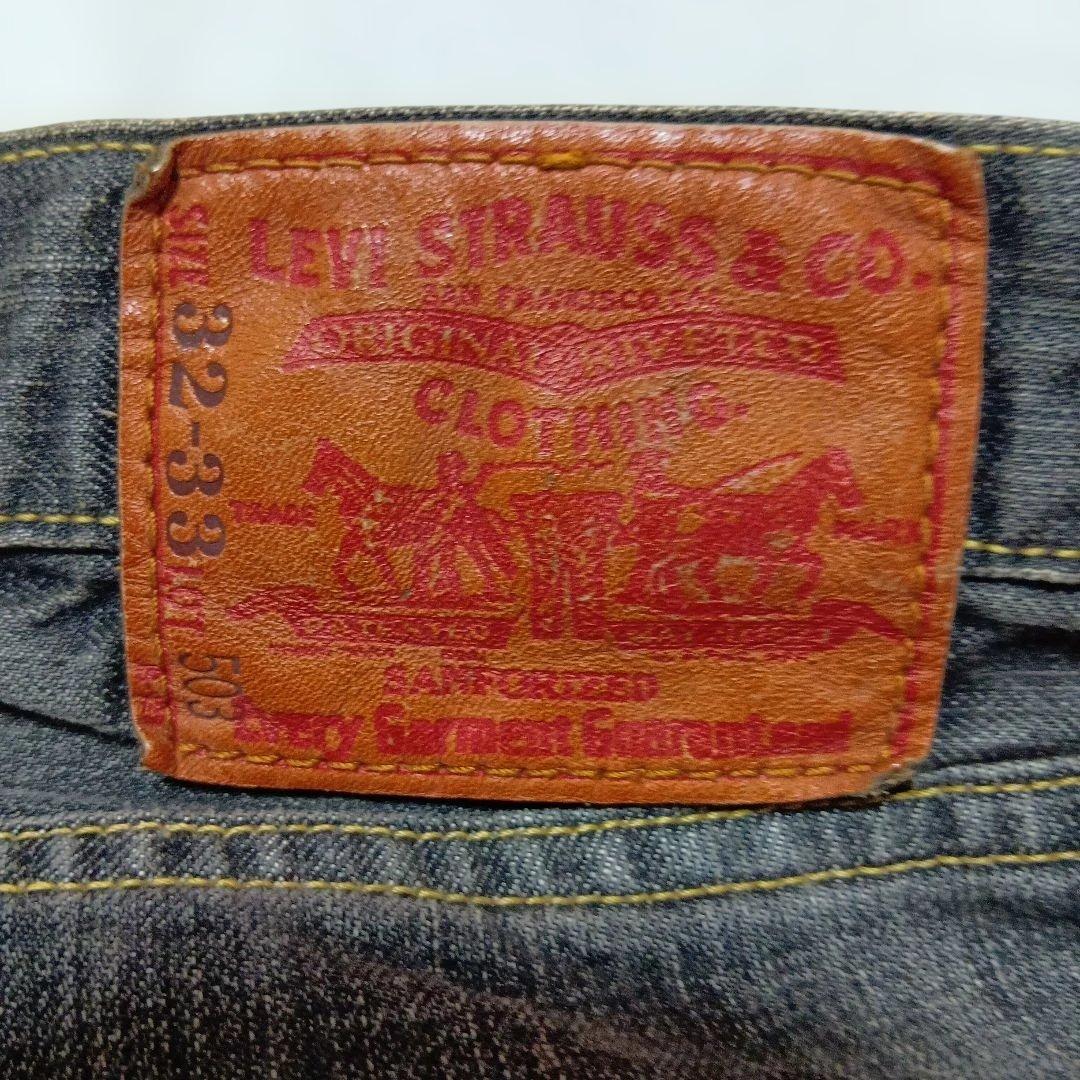 【美品】裏刻印359＊00’s Levi's503＊W32＊黒＊フィリピン製 — image 3