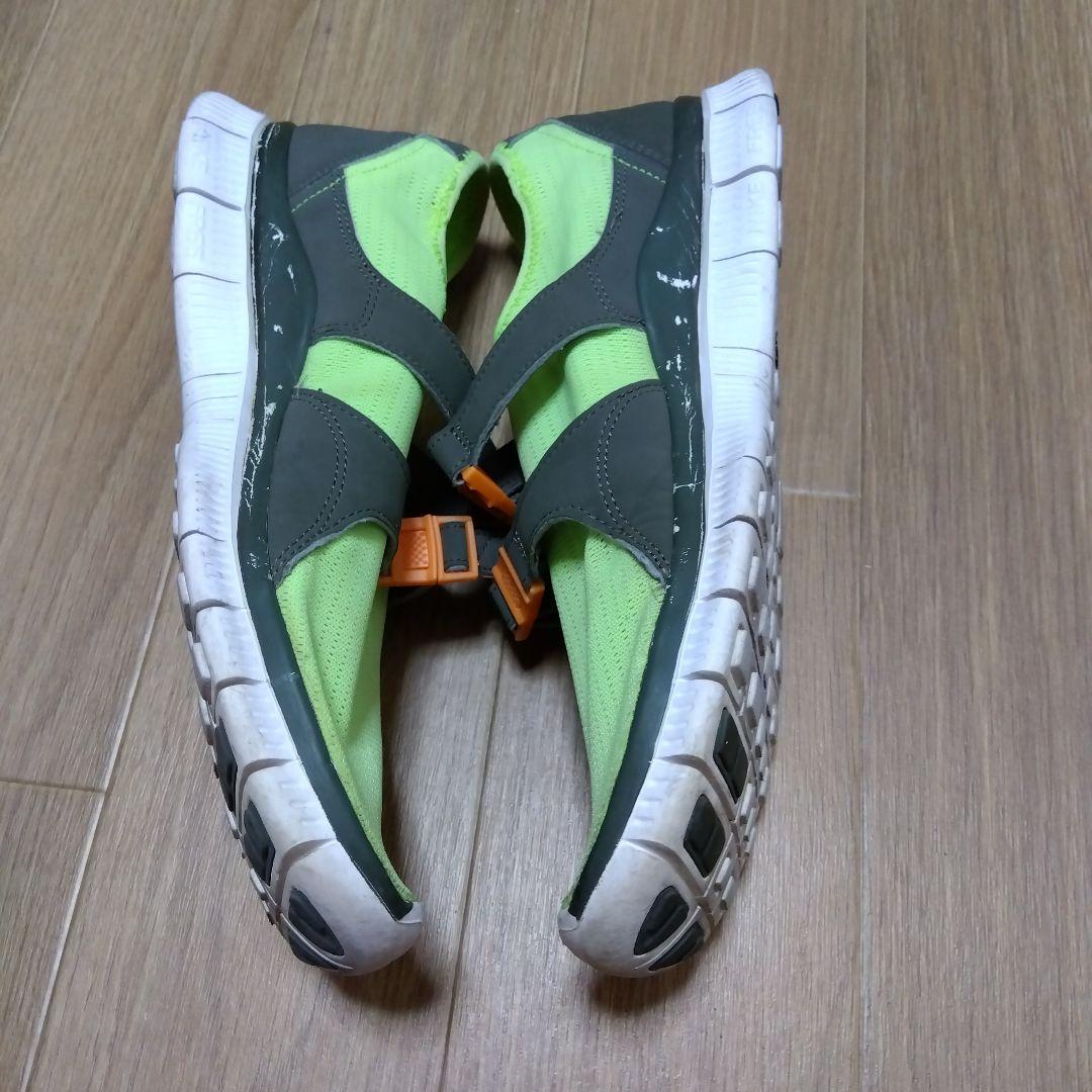 NIKEソックレーサー Free 5.0 スニーカー ライムグリーン27センチ — image 4